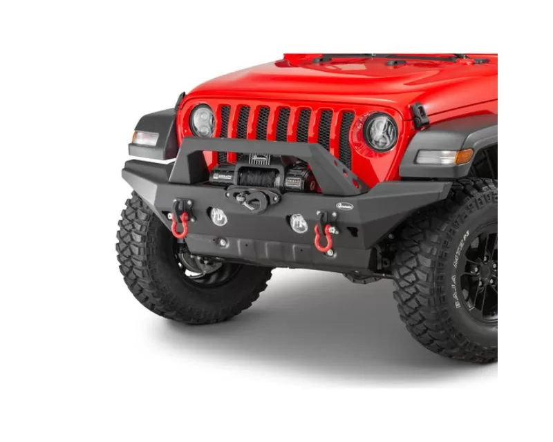 Quadratec Aluminum Brute Strength Winch Bumper Full Width Bumper Jeep Gladiator JT | Wrangler 2018-2021 - 12057 0260